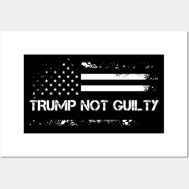 Trump Not Guilty, We Are Trump. Wall Art by Traditional-pct